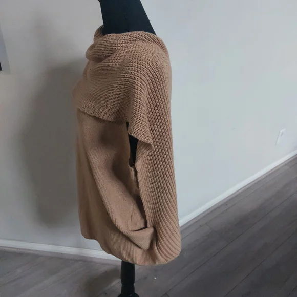 NWT CHICO'S Women's Camel Sleeveless with Cover-Up Sweater Size 3 US XL - Picture 4 of 9